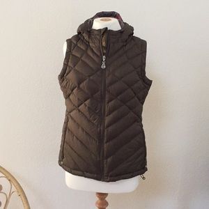 Isis Down Vest with hoodie